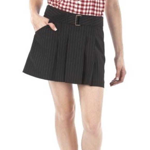 NWT Jean Paul Gaultier ~ Pleated Pinstripe Skirt